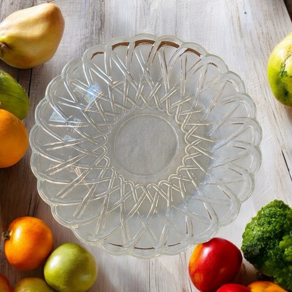 Indiana Glass Co. Pretzel Pattern #622 soup bowl, candy dish, appetizers EUC